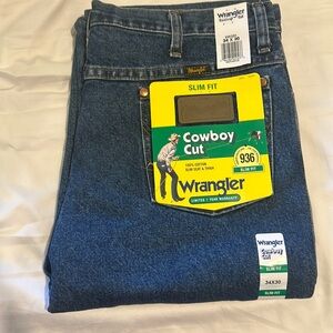 Wrangler jeans cowboy cut slim fit